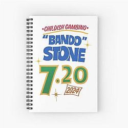 Childish Gambino Bando Spiral Notebook