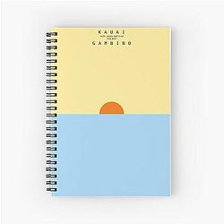 Childish Gambino Kauai Notebook