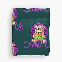Who Loves Basket Vintage Duvet Cover