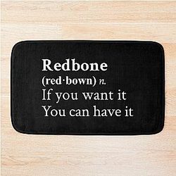 Redbone by Childish Gambino Motivational Bathroom Mat