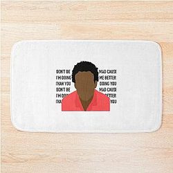 Who Loves Basket Photos of a Child by Childish Gambino Bath Mat