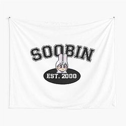 TXT TOMORROW X TOGETHER Choi Soobin Blue Hour Varsity Style Tapestry