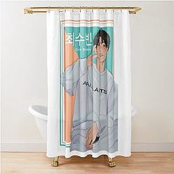 Choi Soobin Print Shower Curtain