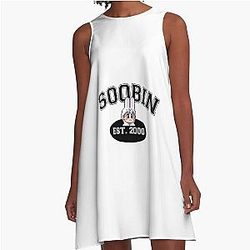 TXT Tomorrow Together Choi Soobin Blue Hour Varsity A-Line Dress