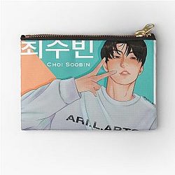 Choi Soobin Print Zipper Pouch