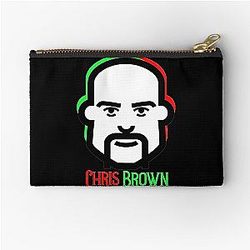 Chris Brown 2020 Green Zipper Pouch