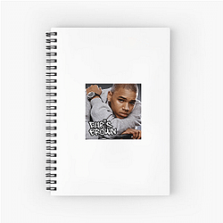 Chris Brown Merch Chris Brown Notebook