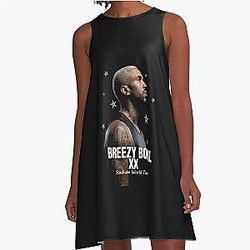 Chris Brown Breezy Tour A-Line Dress