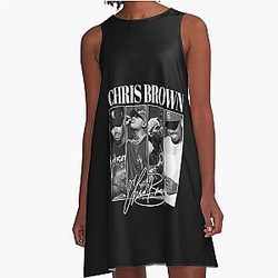 Concert 2025 Chris Brown Breezy Bowl A-Line Dress