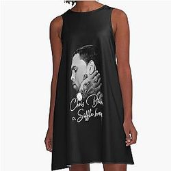 Chris Brown Breezy Tour A-Line Dress