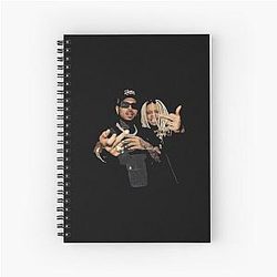 Chris Brown Trippie Middle Finger Vintage Shirt Cool Hip Hop Streetwear Graphic Tee Spiral Notebook