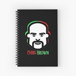 Chris Brown 2020 Green Red Notebook
