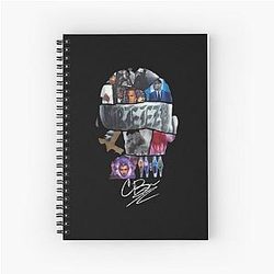 Chris Brown Breezy Bowl X Vintage Spiral Notebook