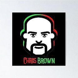 Chris Brown 2020 Green Red Poster