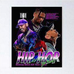 Chris Brown Breezy Tour 2025 Poster