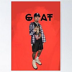 GOAT Chris Brown Poster