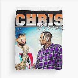 Chris Brown Duvet Cover