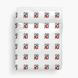 He's My Baby Daddy Chris Brown Fan Art Aesthetic Duvet Cover