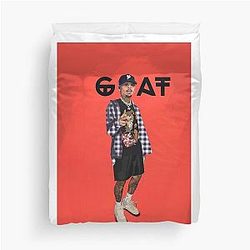 GOAT Chris Brown Duvet Cover