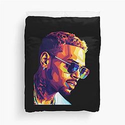 Drake Chris Brown Duvet Cover