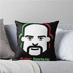 Chris Brown 2020 Green Red Throw Pillow