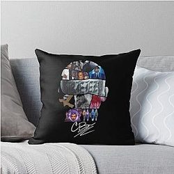 Chris Brown Breezy X Vintage Throw Pillow