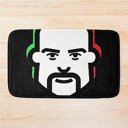 Chris Brown 2020 Green Red Bath Mat