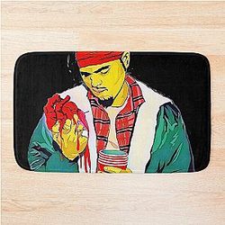 Chris Brown Bath Mat