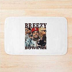 Chris Brown Breezy Bowl 2025 Multi-Era Tribute Bath Mat