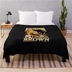 Vintage Chris Brown Throw Blanket