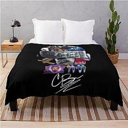 Chris Brown Breezy Throw Blanket