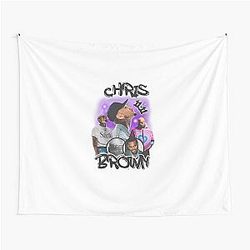 Purple Graffiti Tapestry