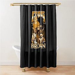 Vintage Chris Brown Shower Curtain