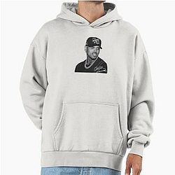 Chris Brown Black Portrait Signature Edition Premium Oversized Hoodie