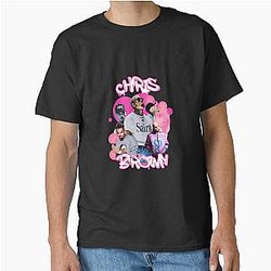 Pink Chris Brown Classic T-Shirt