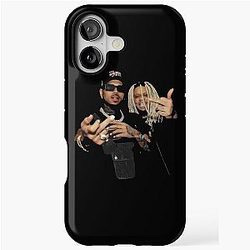 Chris Brown Trippie Middle Finger Vintage Shirt Graphic Hip Hop Streetwear iPhone Case