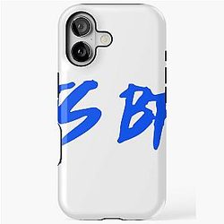 Chris Brown Graffiti Logo Blue Edition iPhone Tough Case