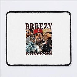 Chris Brown Breezy Bowl 2025 Multi-Era Tribute Mouse Pad