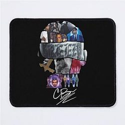 Chris Brown Breezy Signature Mouse Pad