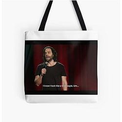 Chris D'Elia Tired Eagle All Print Tote Bag