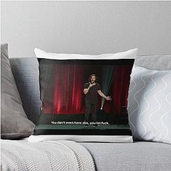 Chris D'Elia Abs Throw Pillow