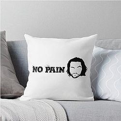 No Pain - Chris Delia Throw Pillow