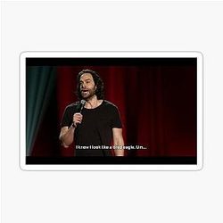 Chris D'Elia Tired Sticker