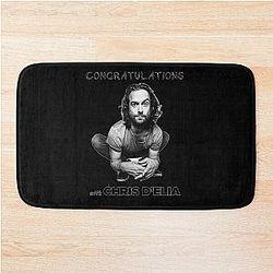 Here's the cleaned title:

Chris D'elia Congratulations Podcast Sticker Bath Mat