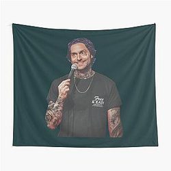 Punk Chris D'elia Podcast Exclusive Sticker Tapestry