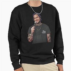Punk Chris D'elia Congratulations Podcast Exclusive Sticker Pullover Sweatshirt
