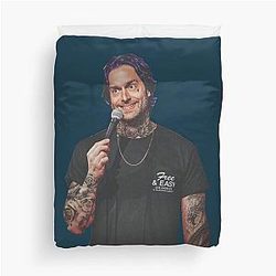 Punk Chris D'elia Podcast Exclusive Sticker Duvet Cover