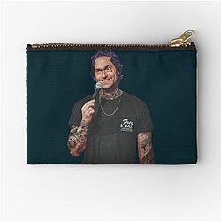 Punk Chris D'elia Podcast Exclusive Sticker Zipper Pouch
