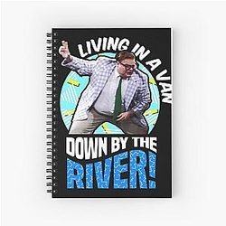 Chris Farley - Matt Foley Nostalgic Spiral Notebook