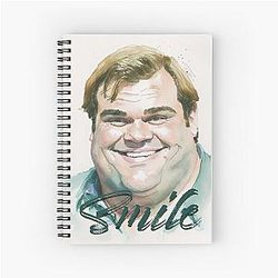 Chris Farley Spiral Notebook